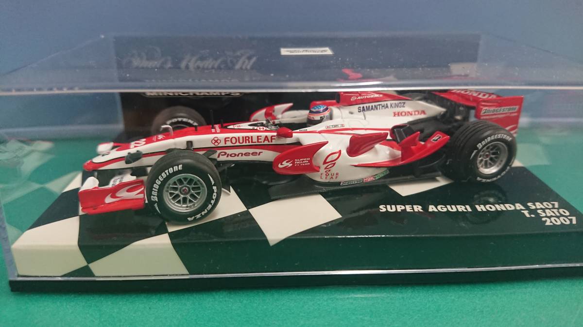 MINICHAMPS 1/43 スーパーアグリ ホンダ SA07 佐藤琢磨 2007