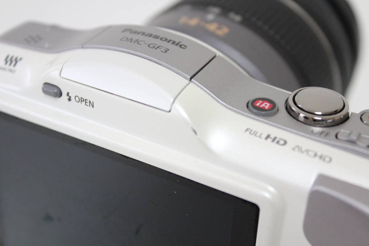 中古良品Panasonic LUMIX GF3 ホワイト ボディ Panasonic パナソニック