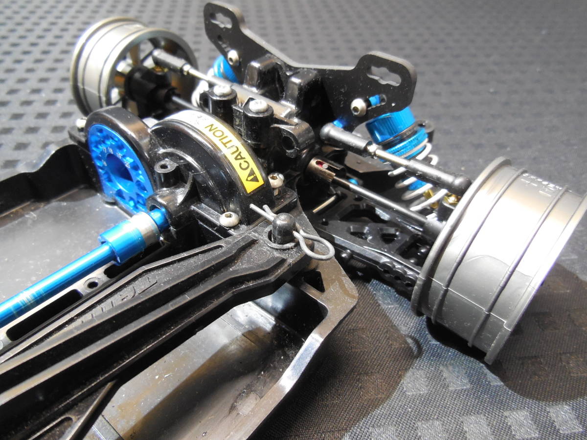 タミヤ ジャンクシャーシ TB シャフトドライブ4WD アルミパーツ TRF