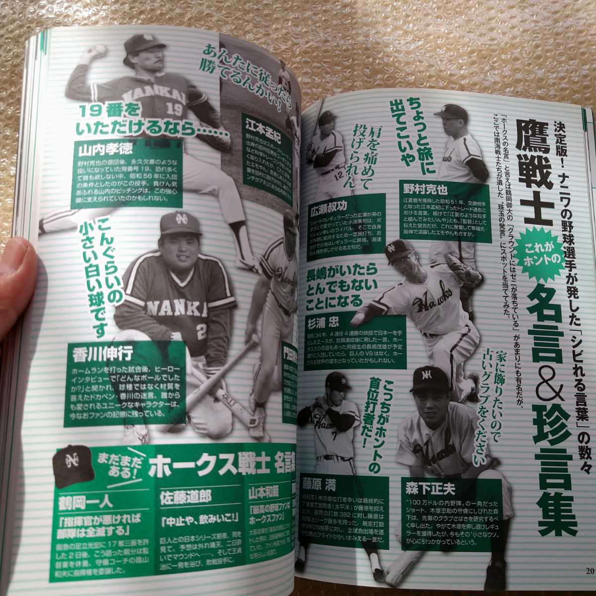 プロ野球 南海ホークスクロニクル 史上最強緑の鷹 野村克也 杉浦忠 鶴岡一人 門田博光 柏原純一 野球 売買されたオークション情報 Yahooの商品情報をアーカイブ公開 オークファン Aucfan Com