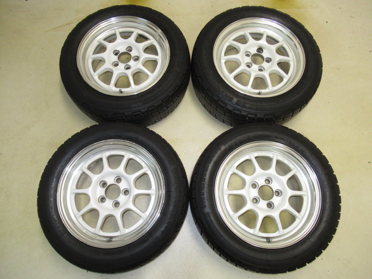 ENKEI Sport 7J-15 off+43 pcd100/5H MICHELIN M+S330 205/55R15 