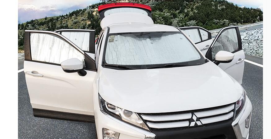 新品 三菱 エクリプスクロス ECLIPSE CROSS 専用 サンシェード 日除け 全車セット　激安価 三菱 エクリプス 価格.com 沖縄 BLACK webCG
