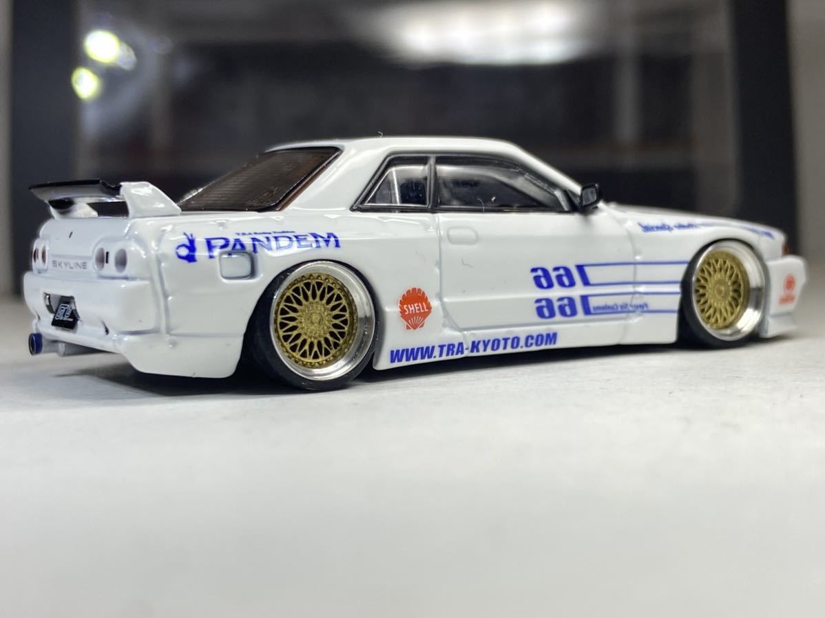 1⁄43 GT-R R32 アルミ製 深リム スカイライン改 日産 スカイライン BBS