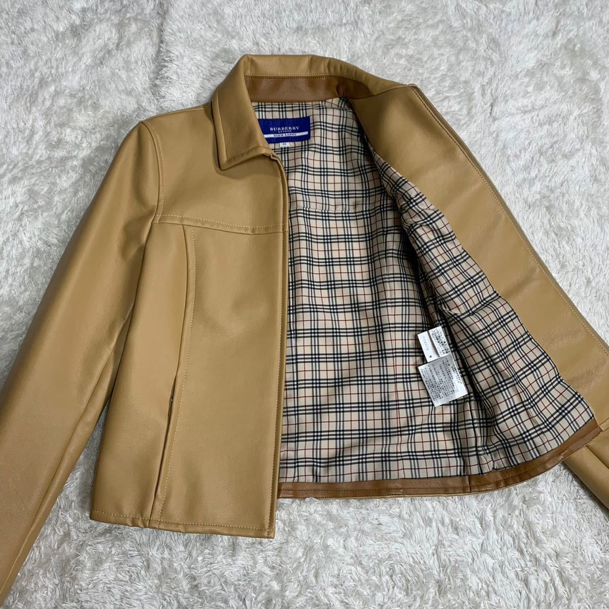 美品バーバリーブルーレーベル バーバリーブルーレーベル レザー