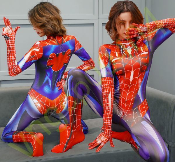 P03l 赤x Lサイズ スパイダーマンコスプレ ゲームキャラクター コスチューム レースクイーン 全身タイツ ボディスーツ 黒 コスプレ衣装 売買されたオークション情報 Yahooの商品情報をアーカイブ公開 オークファン Aucfan Com