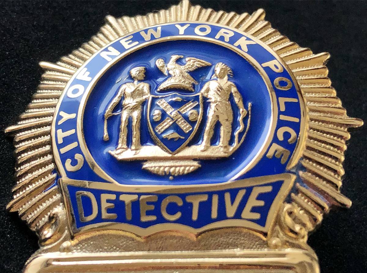 NYPD 実物セカンド Detectiveバッジ *ニューヨーク市警 【公式通販】