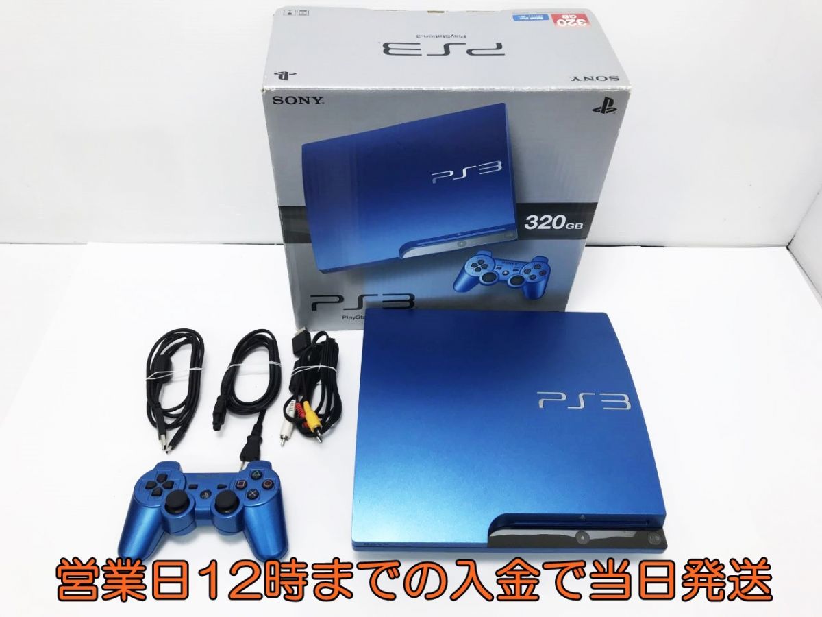 1円】PS3 (320GB) スプラッシュ・ブルー (CECH-3000BSB) ゲーム機本体  
