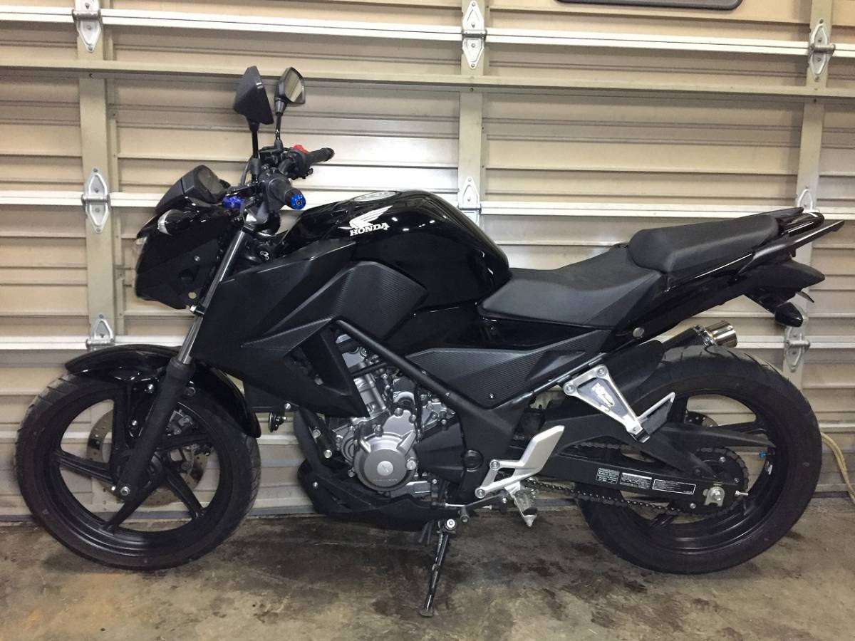 新潟発 ホンダ CB250F MC43 250cc 4277km カスタム LED 可動品 み 書類 