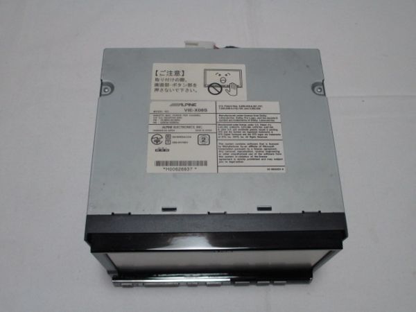 ◎アルパイン HDDナビ(VIE-X08S) 本体 2010年地図 動作確認済(HDDナビ