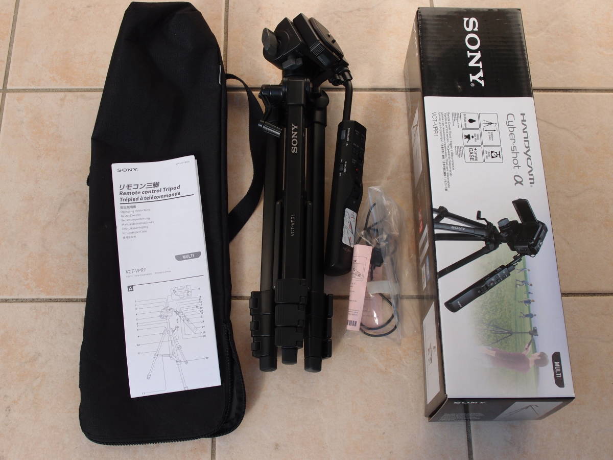 美品】ソニー SONY VCT-VPR1 リモコン付き三脚（☆ソニー SONY 正規品  