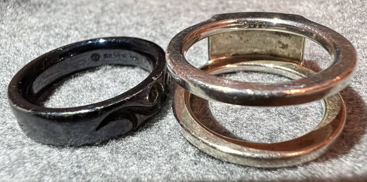 プエルタデルソル Puerta Del Sol シルバー950 ダイヤモンド ダブル  