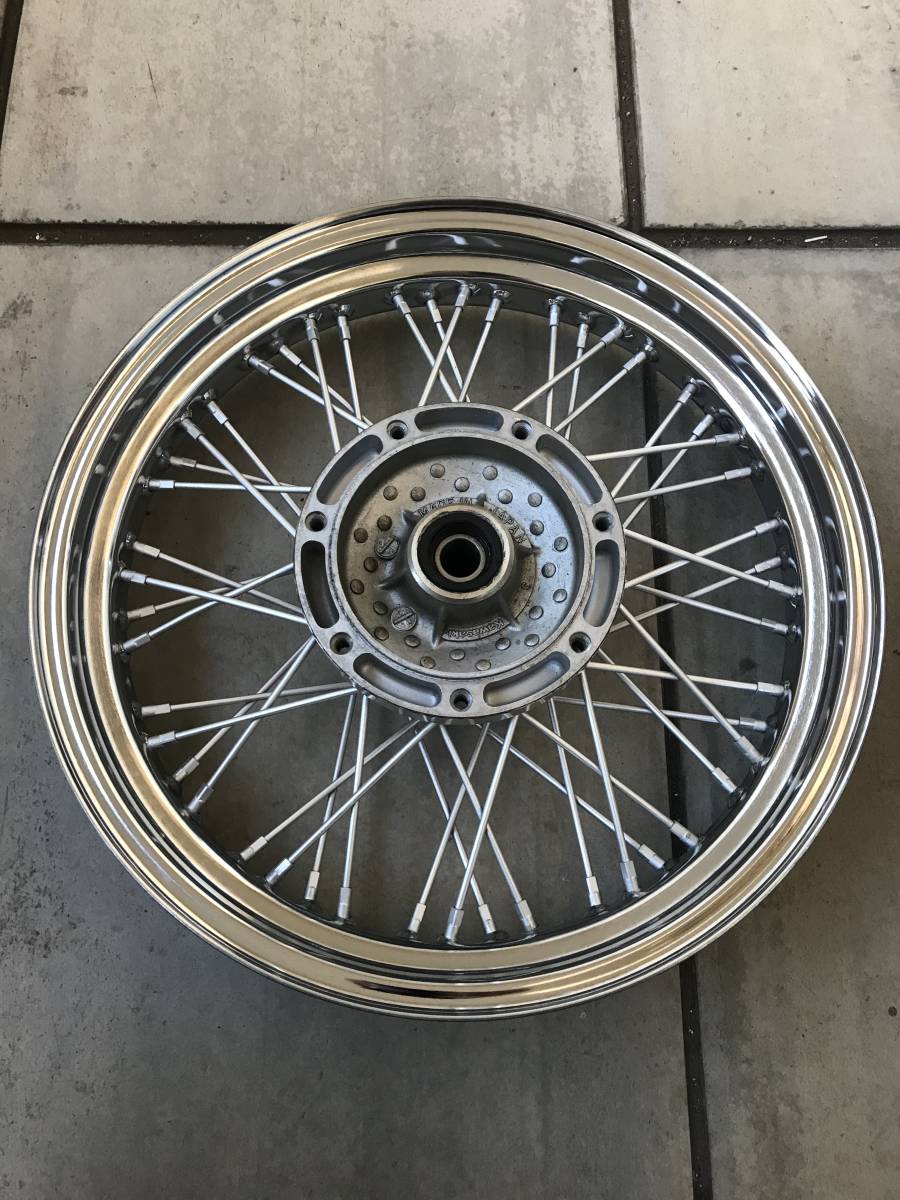 バルカン400 クラシック 純正 フロントホイール 中古品(フロント
