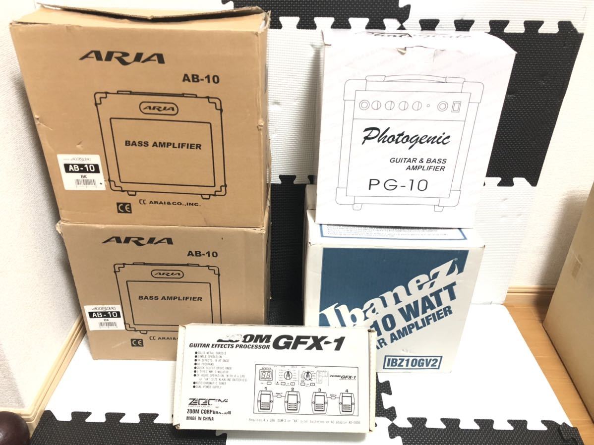 ★ 5 セット 販売 ★ ギター アンプ エフェクト プロセッサー Ibanez ARIA photogenic zoom