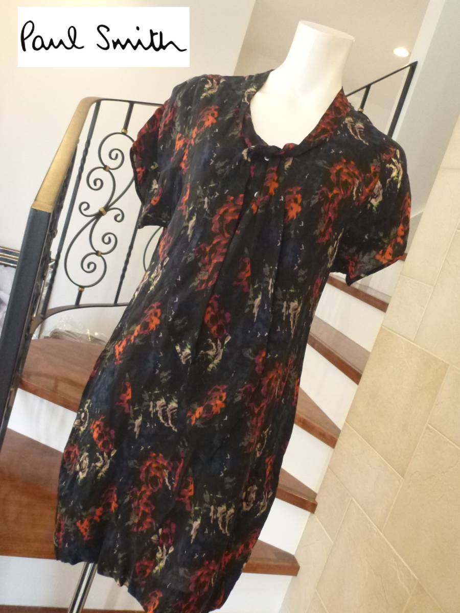 4万 超美品 PAUL SMITH BLACK LABEL / ポールスミスブラックレーベル☆黒×