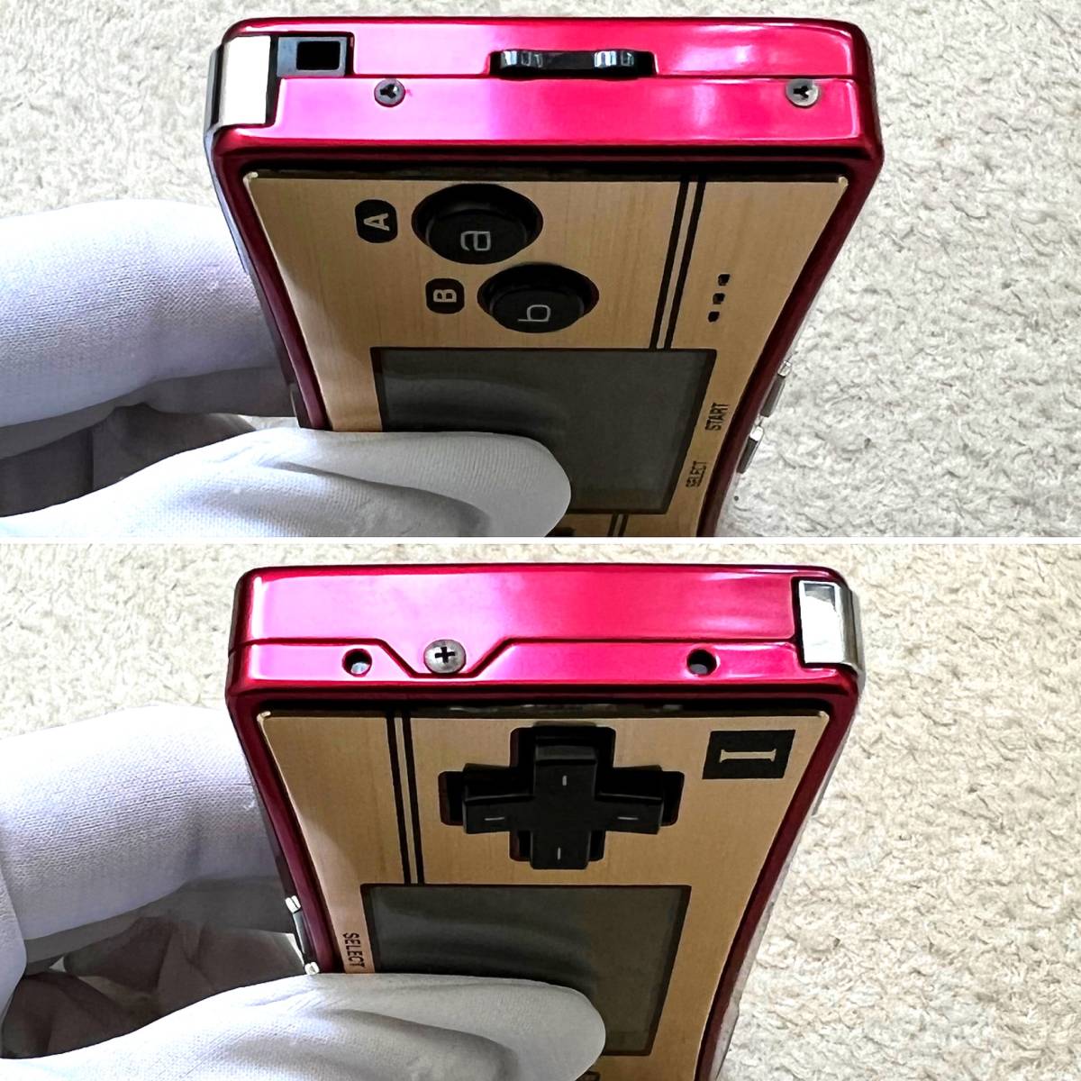 極美品・バッテリー新品交換〉GBA ゲームボーイミクロ ファミコン 