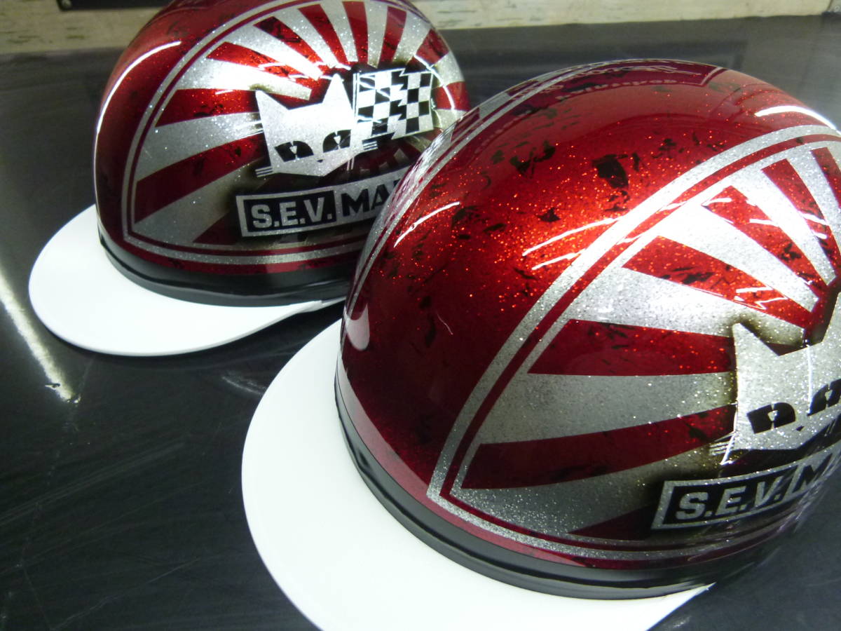 三つボタン‼送料込！カスタムコルク半 マーシャル日章 最安値123 摩
