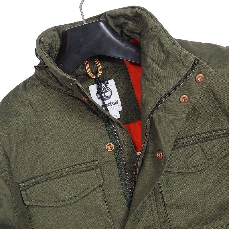 新品 定価3万 ティンバーランド M65 パテッドジャケット L カーキ 