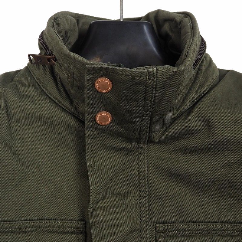 新品 定価3万 ティンバーランド M65 パテッドジャケット L カーキ 