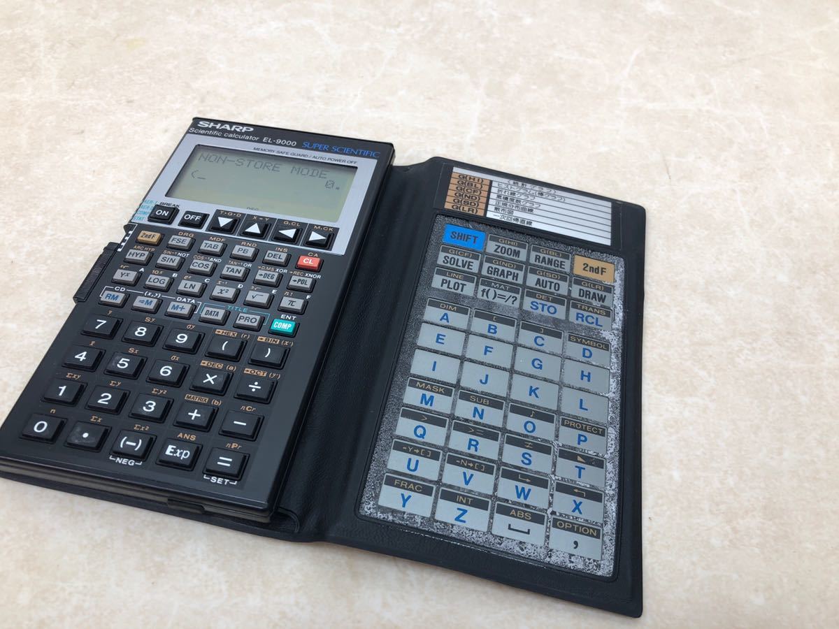 シャープ 関数電卓 EL-9000_3