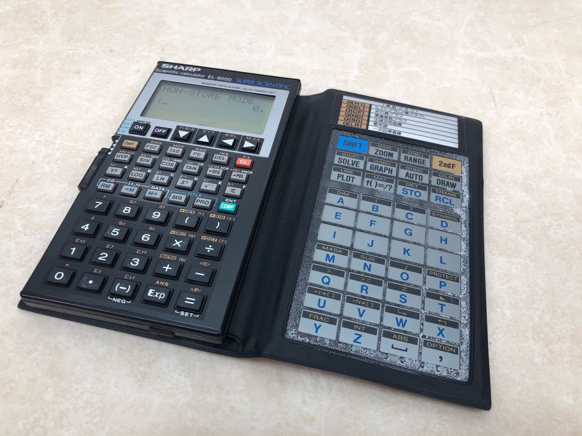 シャープ 関数電卓 EL-9000_4
