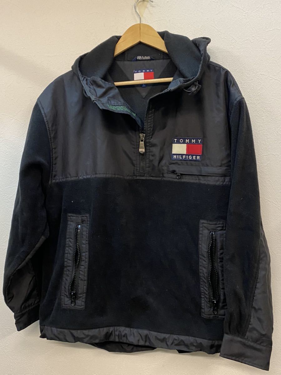 90s TOMMY HILFIGER トミーヒルフィガー アノラックパーカー 