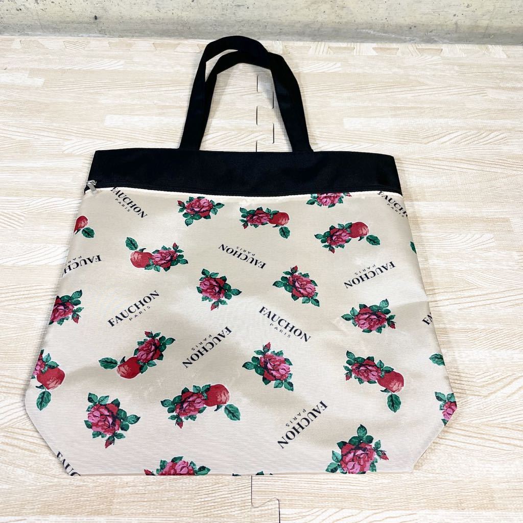 未使用】2021 高島屋 FAUCHON フォション エコバッグ バラ リンゴ 花柄