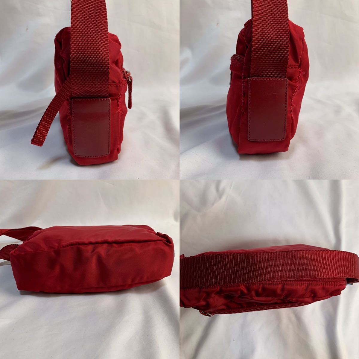 ☆1円スタート☆ 最高級 極美品 カメラバッグ ナイロン 三角ロゴ 