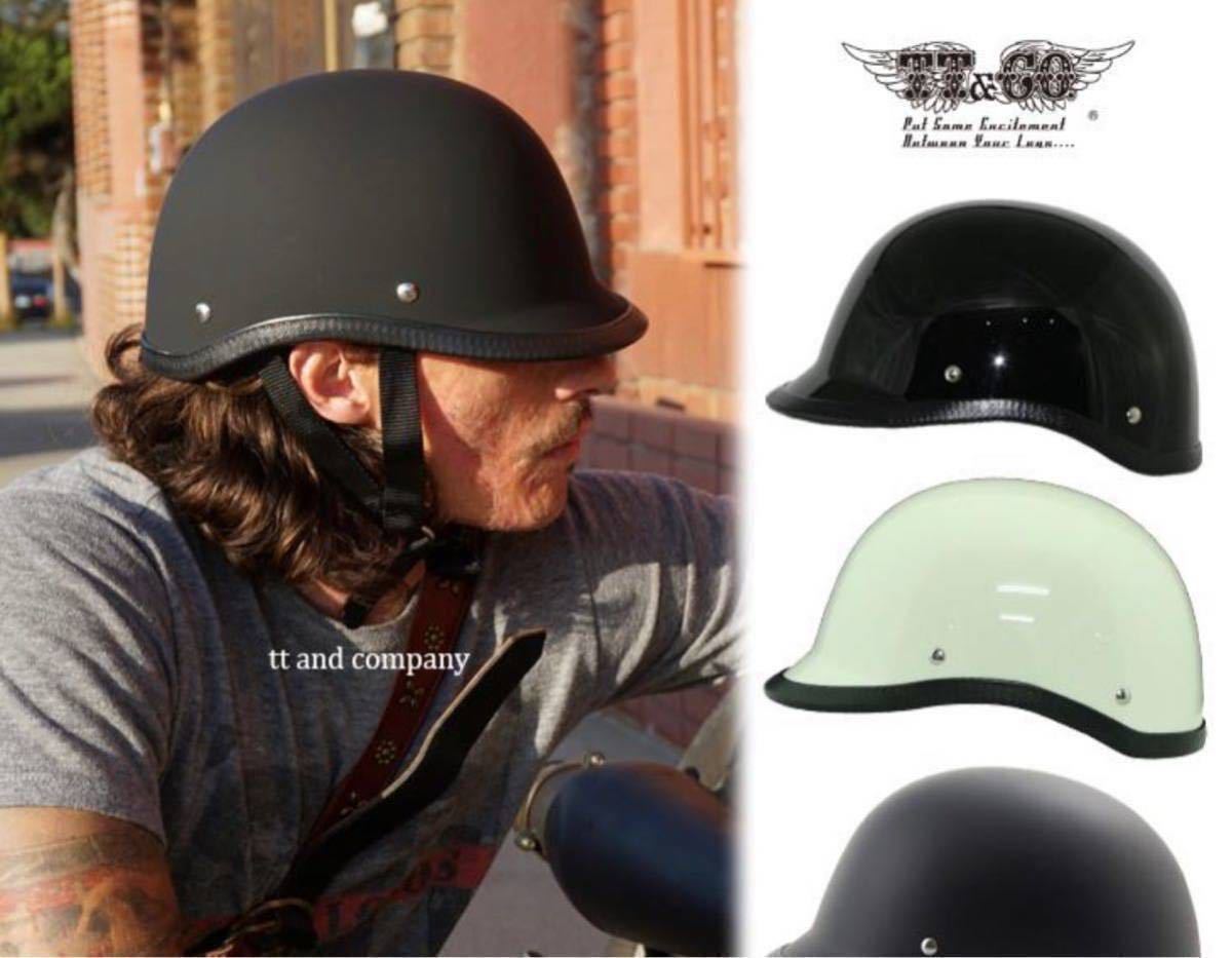 購入可能 tt&co ジョッキーヘルメット ブラック M/L ハーフヘルメット 