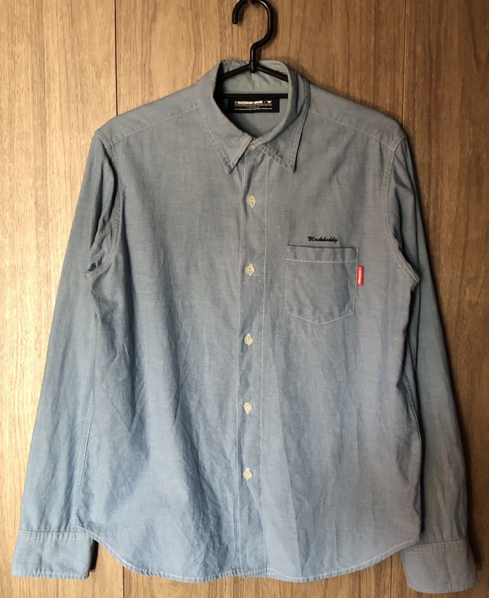 《mackdaddy》長袖シャツ マックダディー USED ストリート系 スト系 裏原系 スワッガー MDY フェノメノン phenomenon ヴィンテージ 古着