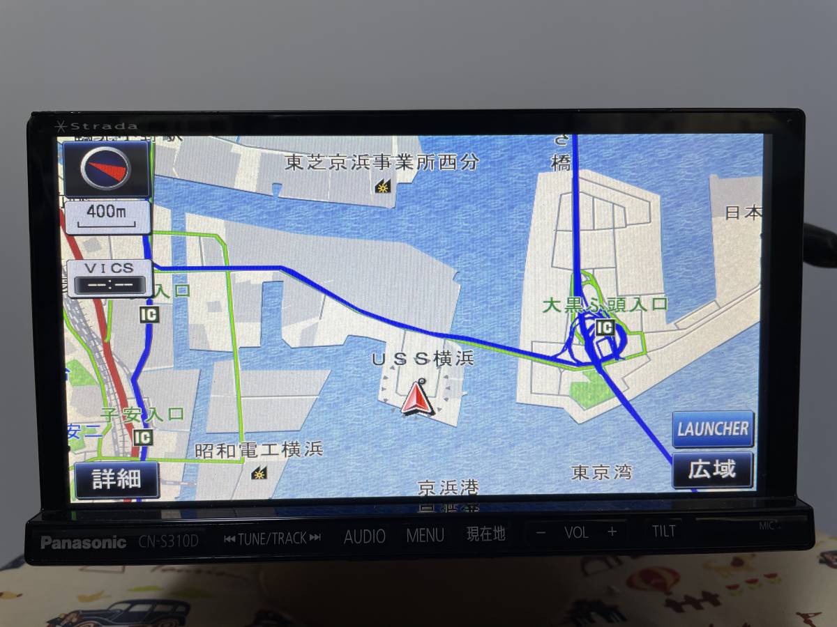 スバル 純正ナビ CN-S310DFA 地デジ/CD/DVD/SD/Bluetooth/FM/AM 2012年