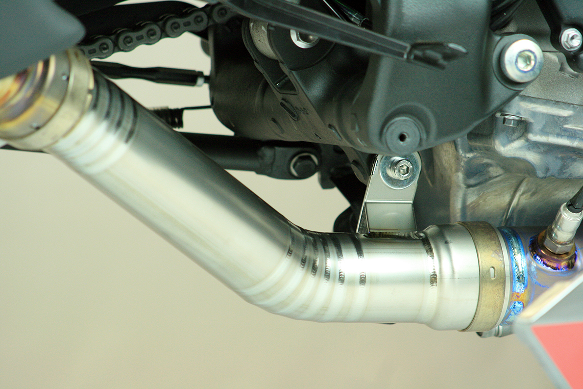 新品 ZX-10R/ZX-10RR('16~'20) Titanium Racing mid pipe チタン
