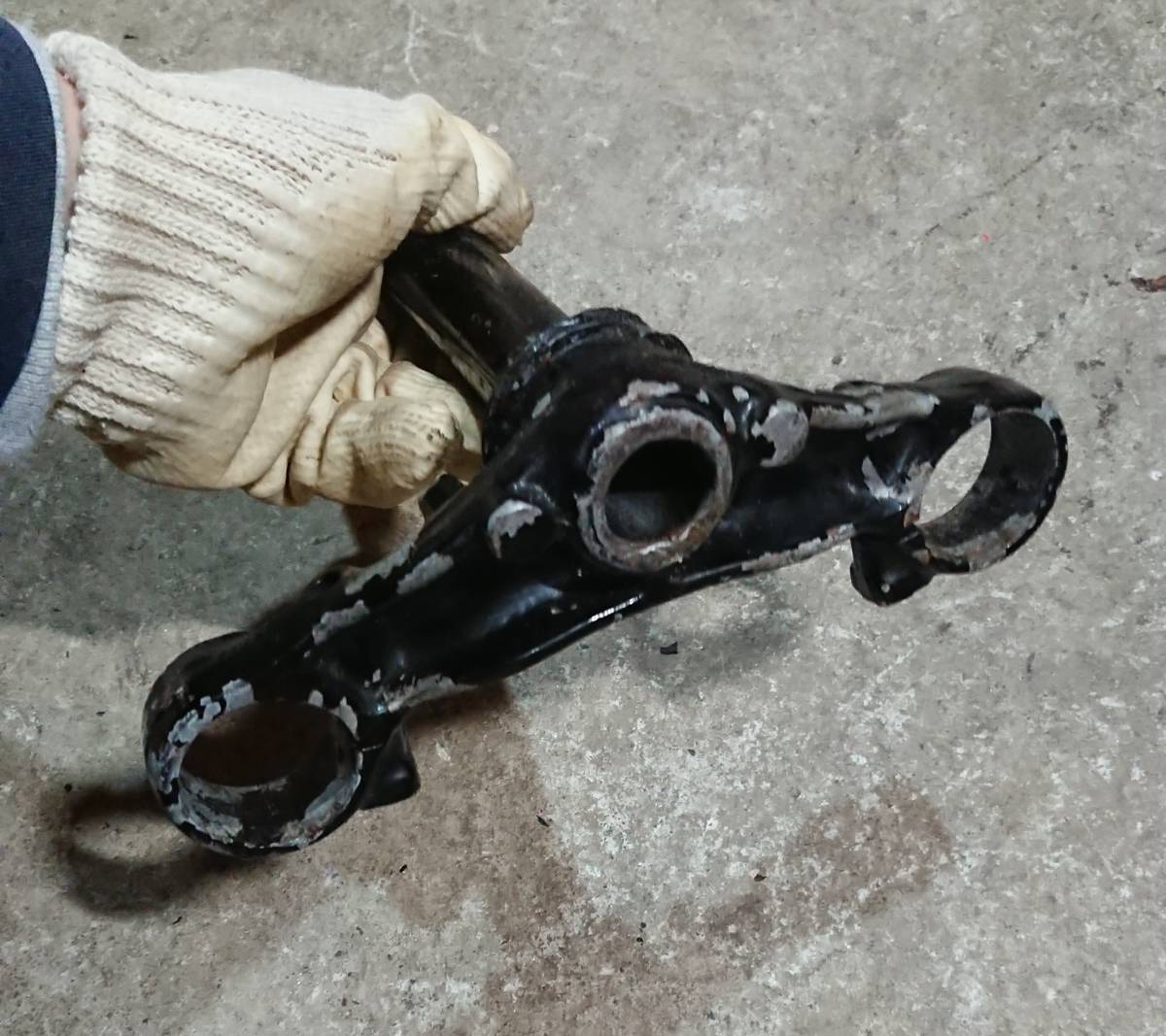 2 CBX400F NC07 ステム ミツマタ 三ツ又 トップブリッジ CBX550F PC04 