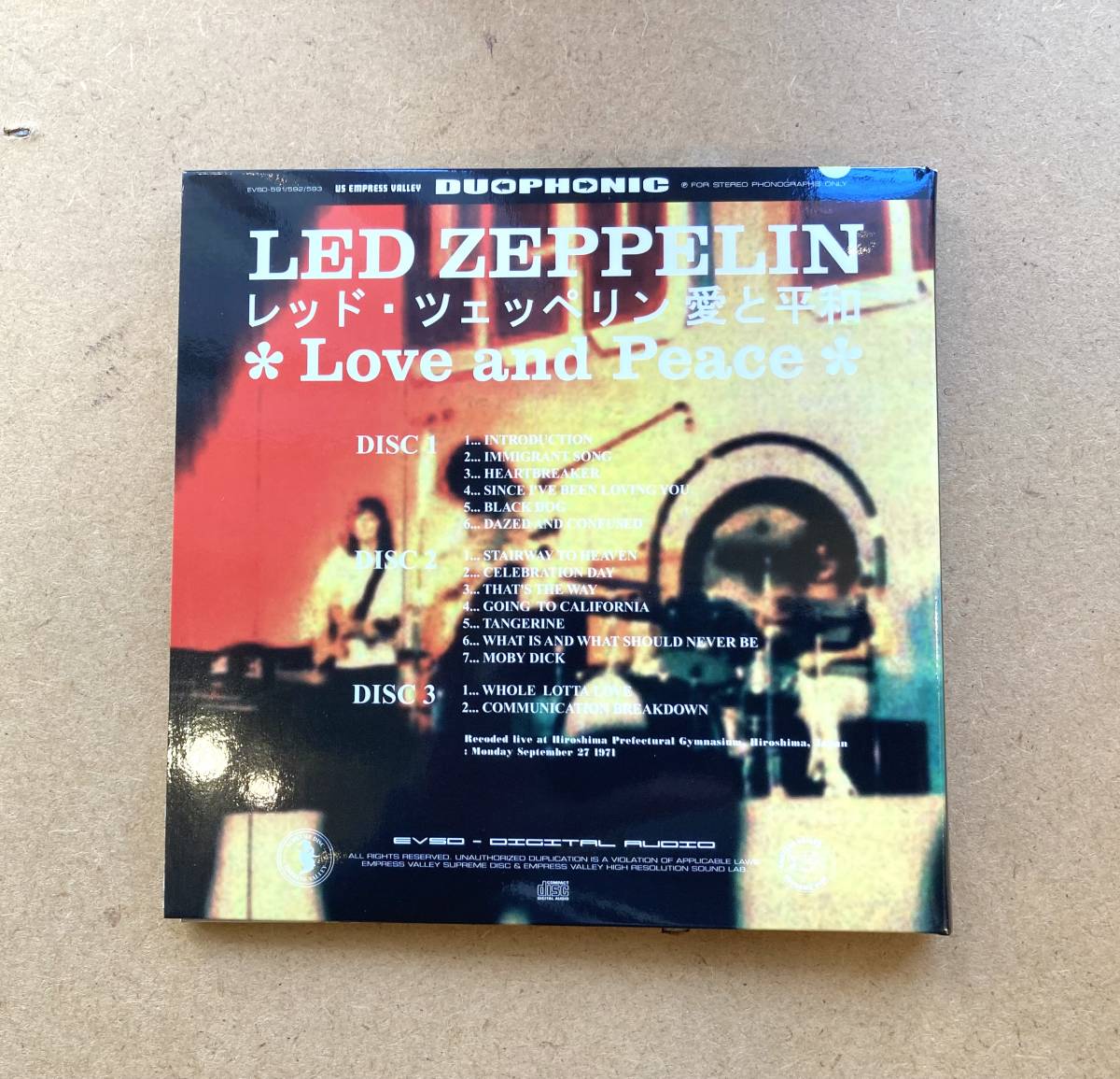 Led Zeppelin ⁄ ZEPPELIN LED レッド・ツェッペリン レッド レッド