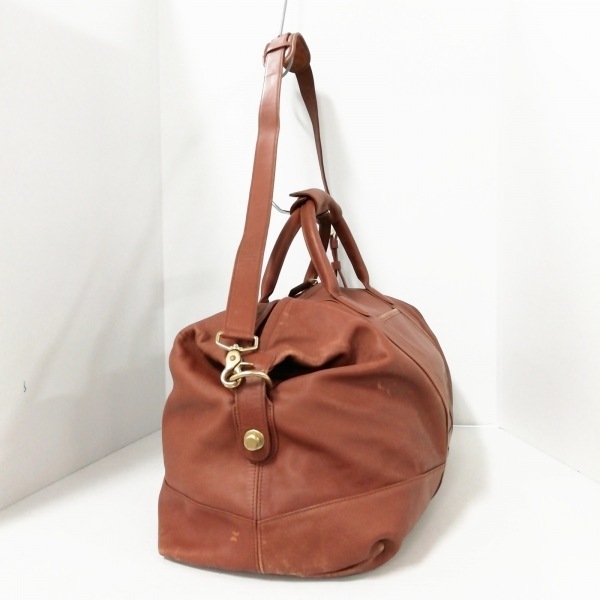 コーチ COACH レザー ボストンバッグ オールドコーチ ブラウン 0502 コーチ COACH ボストンバッグ 0502 - レザー ブラウン 本体ロックなし