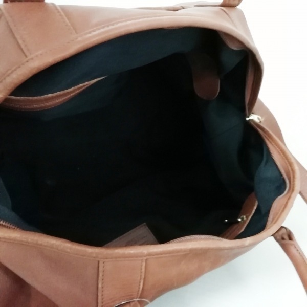 コーチ COACH ボストンバッグ 0502 - レザー ブラウン 本体ロックなし