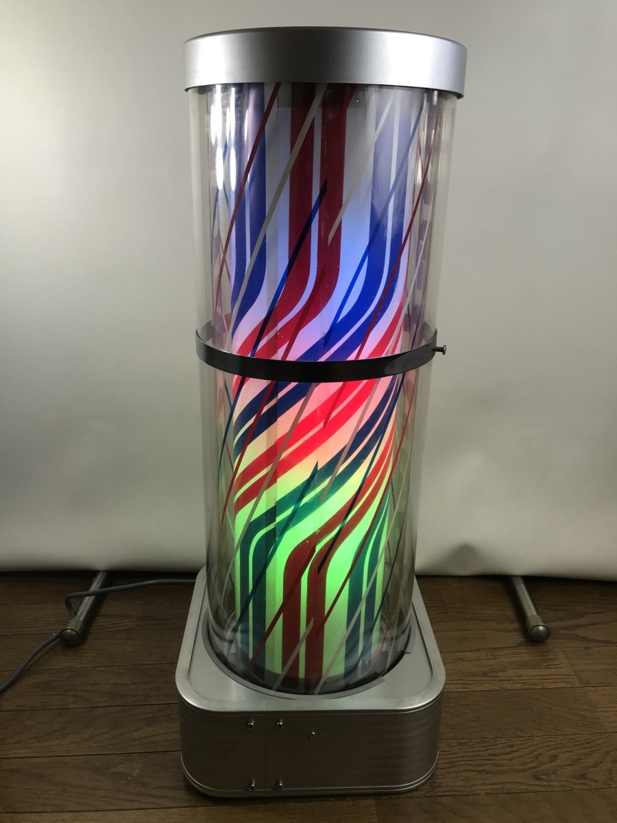 床屋 サインポール 高さ：約75cm バーバー 看板 理髪店 ジャンク(理