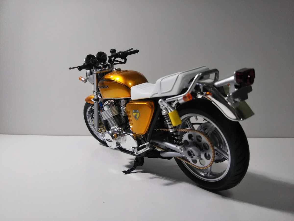 アオシマ スカイネット 1/12 ダイキャスト 完成品 CB750Four 特攻の拓