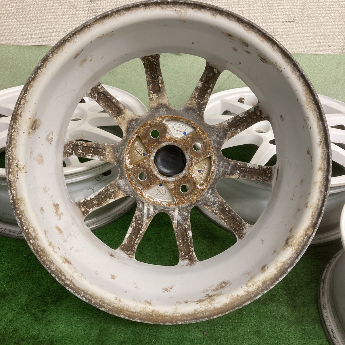 HT81S スイフト 純正OP スズキスポーツ アルミホイール 15インチ 4H 