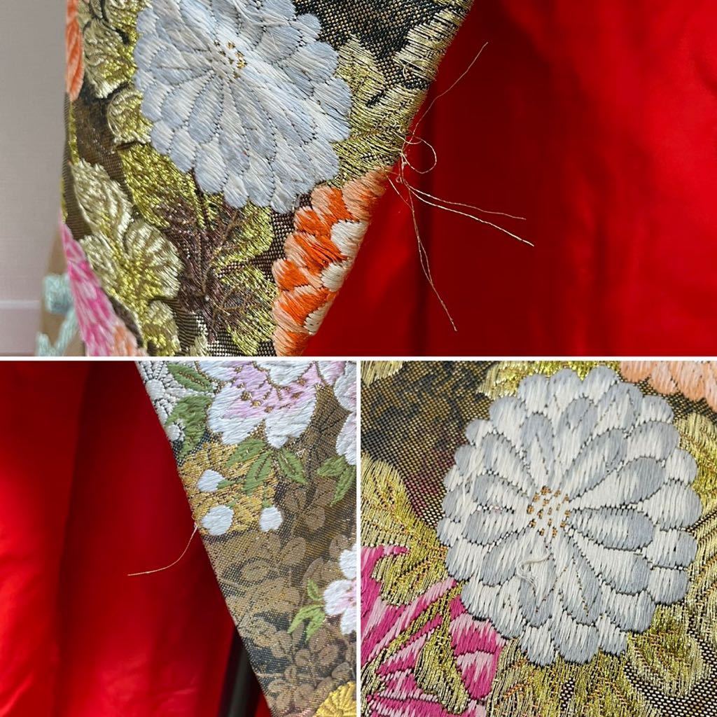 鳥居ユキ 色打掛 豪華 刺繍 鶴紋 花鳥紋 打掛 花嫁　 衣裳 婚礼 結婚 和装 着物 身丈約189センチ 裄約65センチ 色打掛 IROHA◇白打掛◇tc2343白無垢 和装 その他女性誌&amp;女性ファッションVol.4 古雑誌&amp;古本Re-Make&frasl;Re-Model 身丈162.5cm