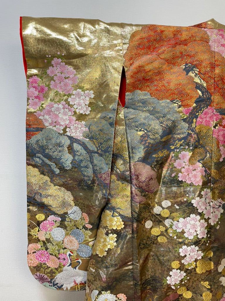 鳥居ユキ 色打掛 豪華 刺繍 鶴紋 花鳥紋 打掛 花嫁　 衣裳 婚礼 結婚 和装 着物 身丈約189センチ 裄約65センチ 色打掛 IROHA◇白打掛◇tc2343白無垢 和装 その他女性誌&amp;女性ファッションVol.4 古雑誌&amp;古本Re-Make&frasl;Re-Model 身丈162.5cm