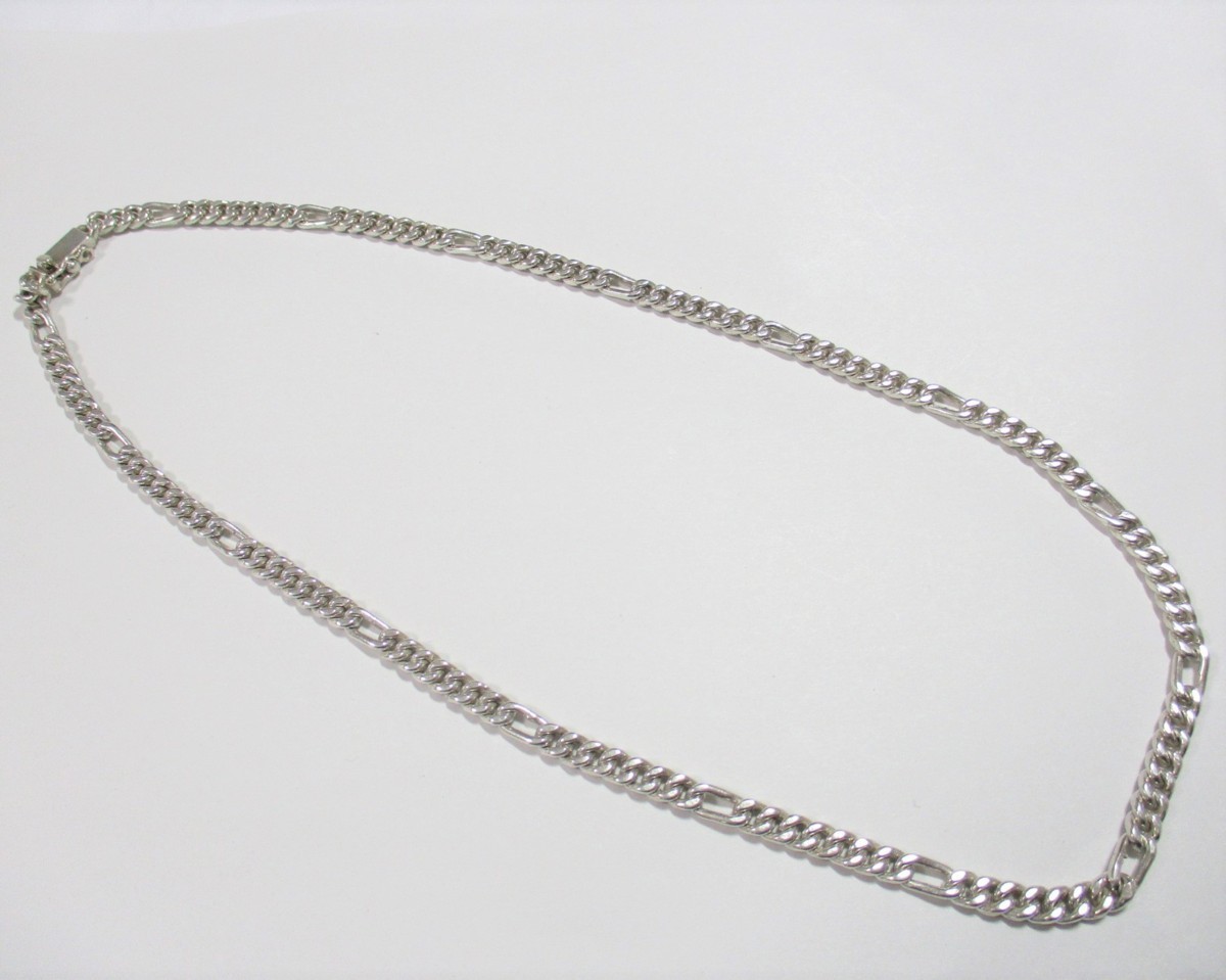 ネックレス ◎ 喜平 30.1g 格安オンラインストア まとめ売り ■シルバー925 フィガロチェーンネックレス 40.5ｇ■SIVER925■