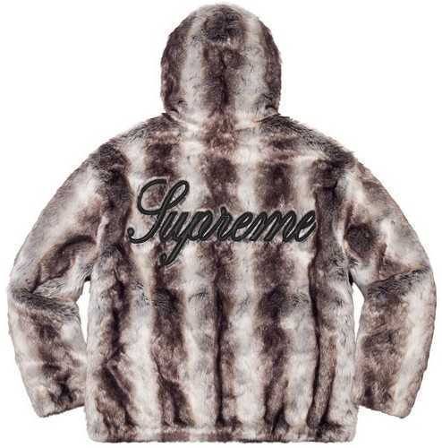 新品 Mサイズ Faux Fur Reversible Hooded Jacket 20FW ファー  