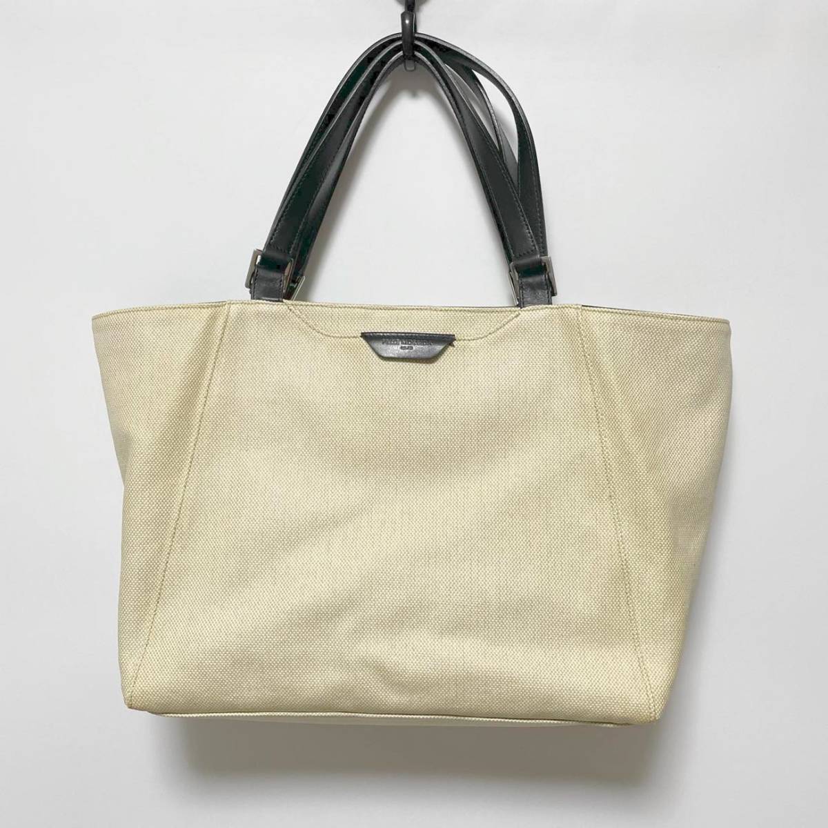 PELLE MORBIDA ペッレモルビダ キャンバスリネン 2wayトートバッグ 