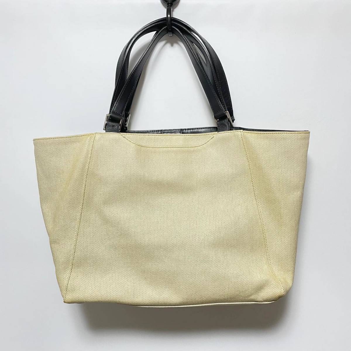 良品✨ ペッレモルビダ トートバッグ キャンバス リネン 革 干場義雅