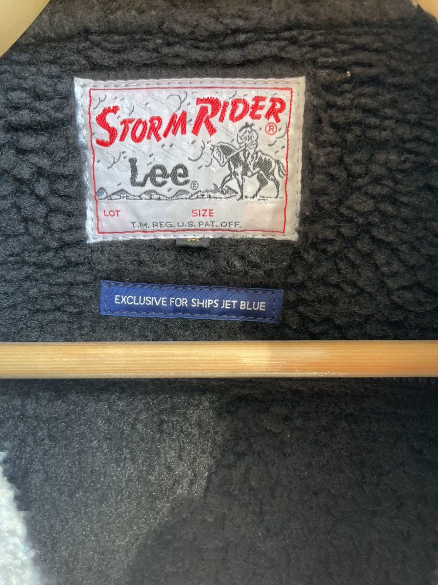 Lee ストームライダー ムートン ボア コーティング 古着 フェイク 