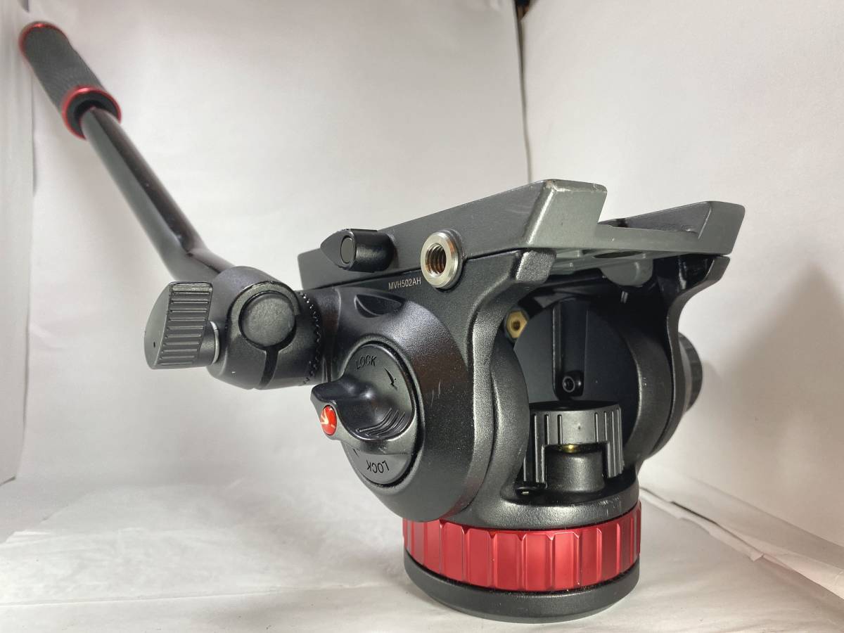 Manfrotto MVH502AH Head プロフルードビデオ雲台 フラットベース