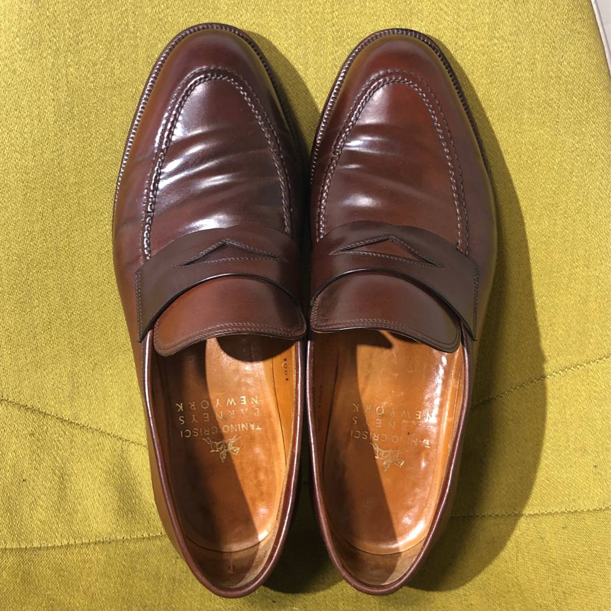 TANINO CRISCI タニノクリスチー コードバンコインローファー 7.5 