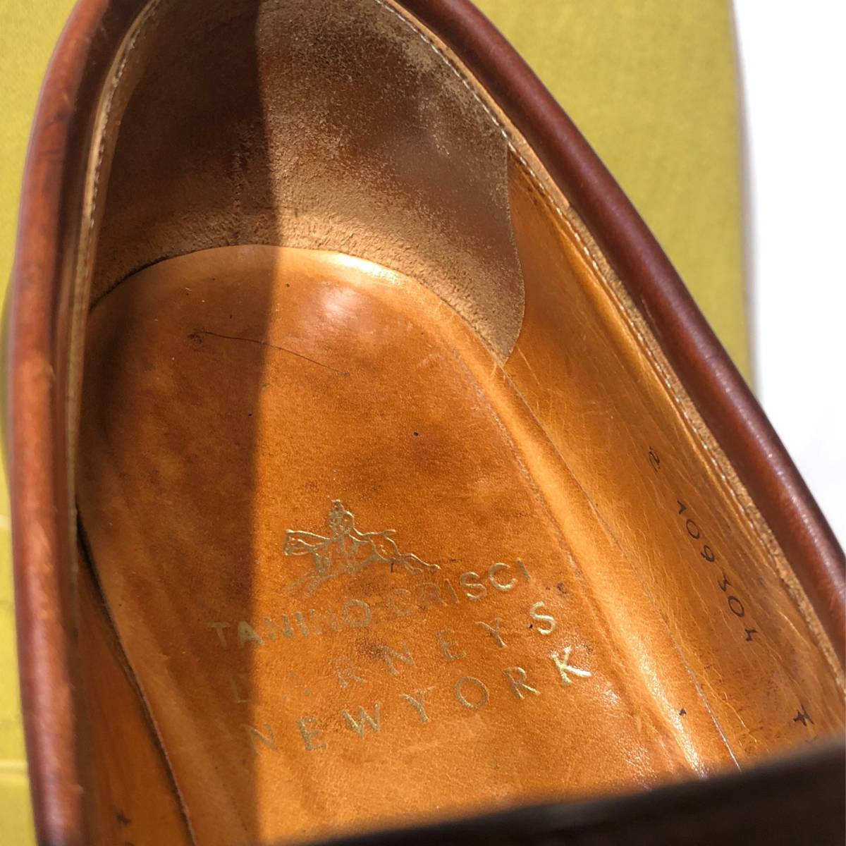 TANINO CRISCI タニノクリスチー コードバンコインローファー 7.5 