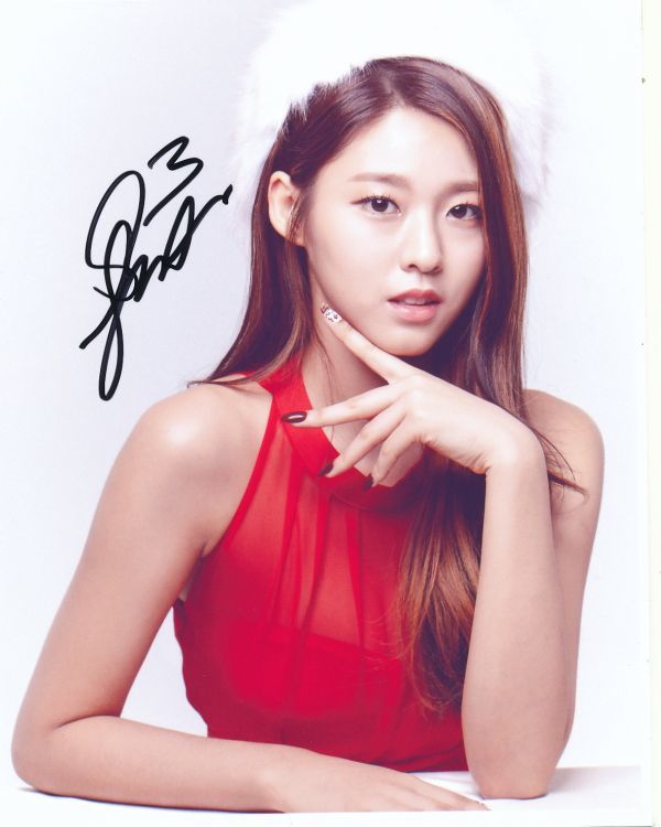 定番，お買い得 ソリョンAOA☆直筆サイン写真☆証明書COA◇2785