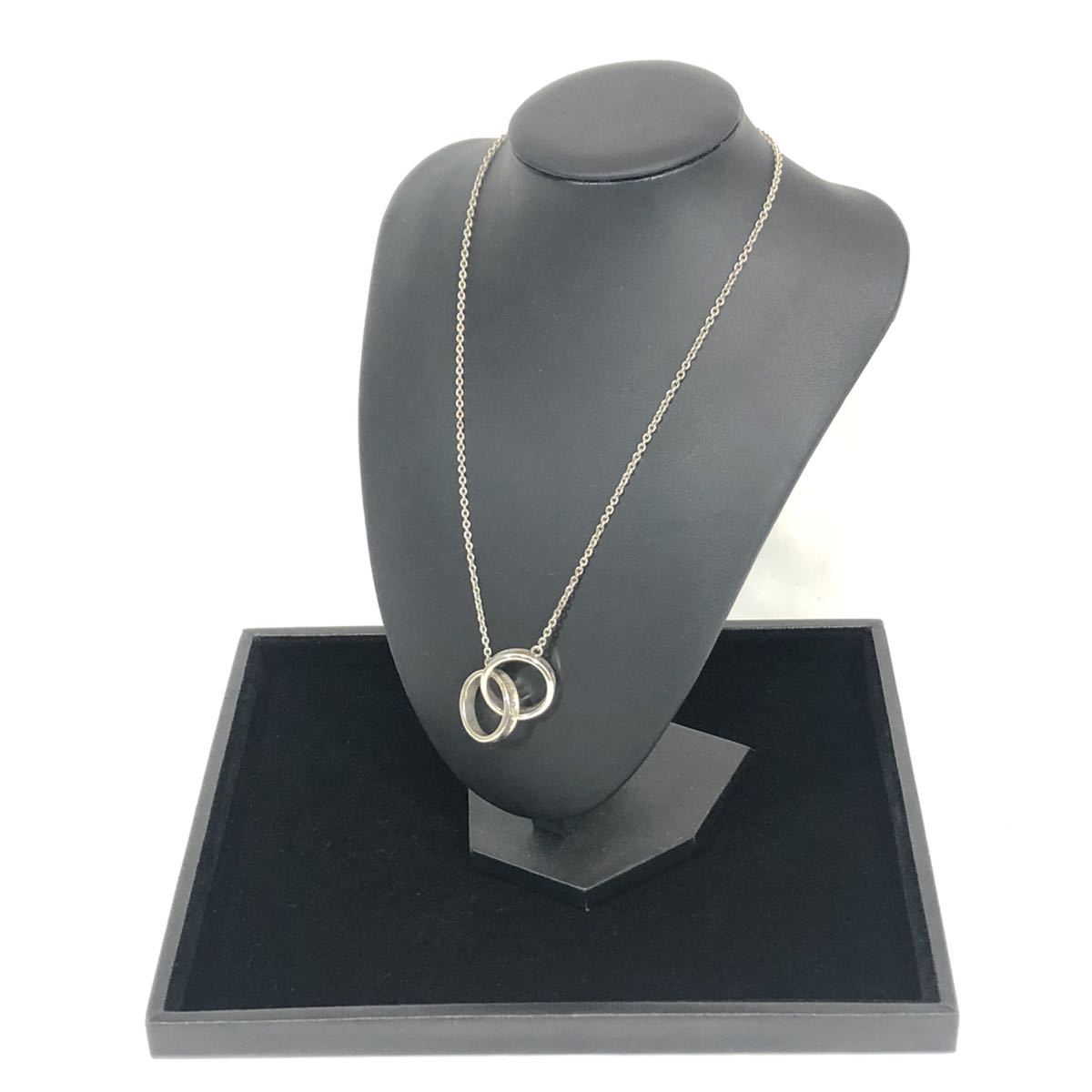美品】TIFFANY&Co ティファニー TCO 1837 インターロッキング サークル 